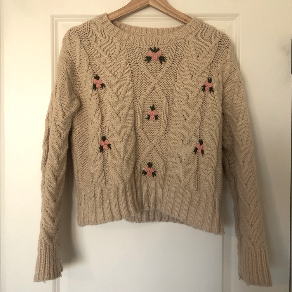 Cozy rosy sweater